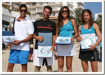 Los jugadores Drop Shot de tenis playa se proclamaron camepones del España, el pasado 2 de octubre en Ibiza.