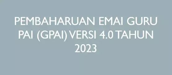 CARA UPDATE AKUN EMIS VERSI 4.0 UNTUK GURU PAI TAHUN 2023