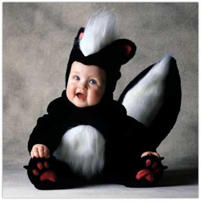 Picture Baby on Cute Baby Like Skunk Dressing Picture