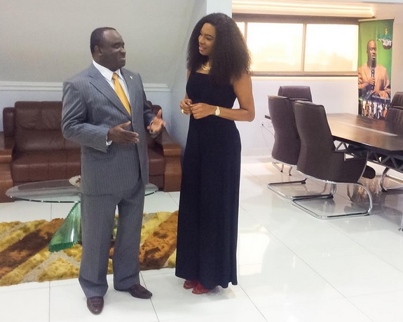 Photos: Chika Ike Reportedly Dating NAFDAC Boss Paul Orhii, Actress Visits Alleged Sugardaddy