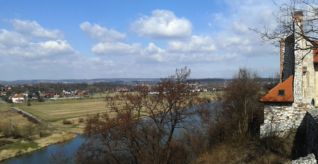 Tyniec, widok na przeciwległy brzeg