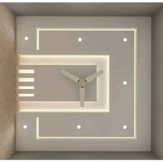 Bedroom bed profile light design false ceiling