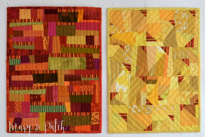How to work with an underlying structure improv quilt