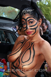 The Bolivia Women Body Painting