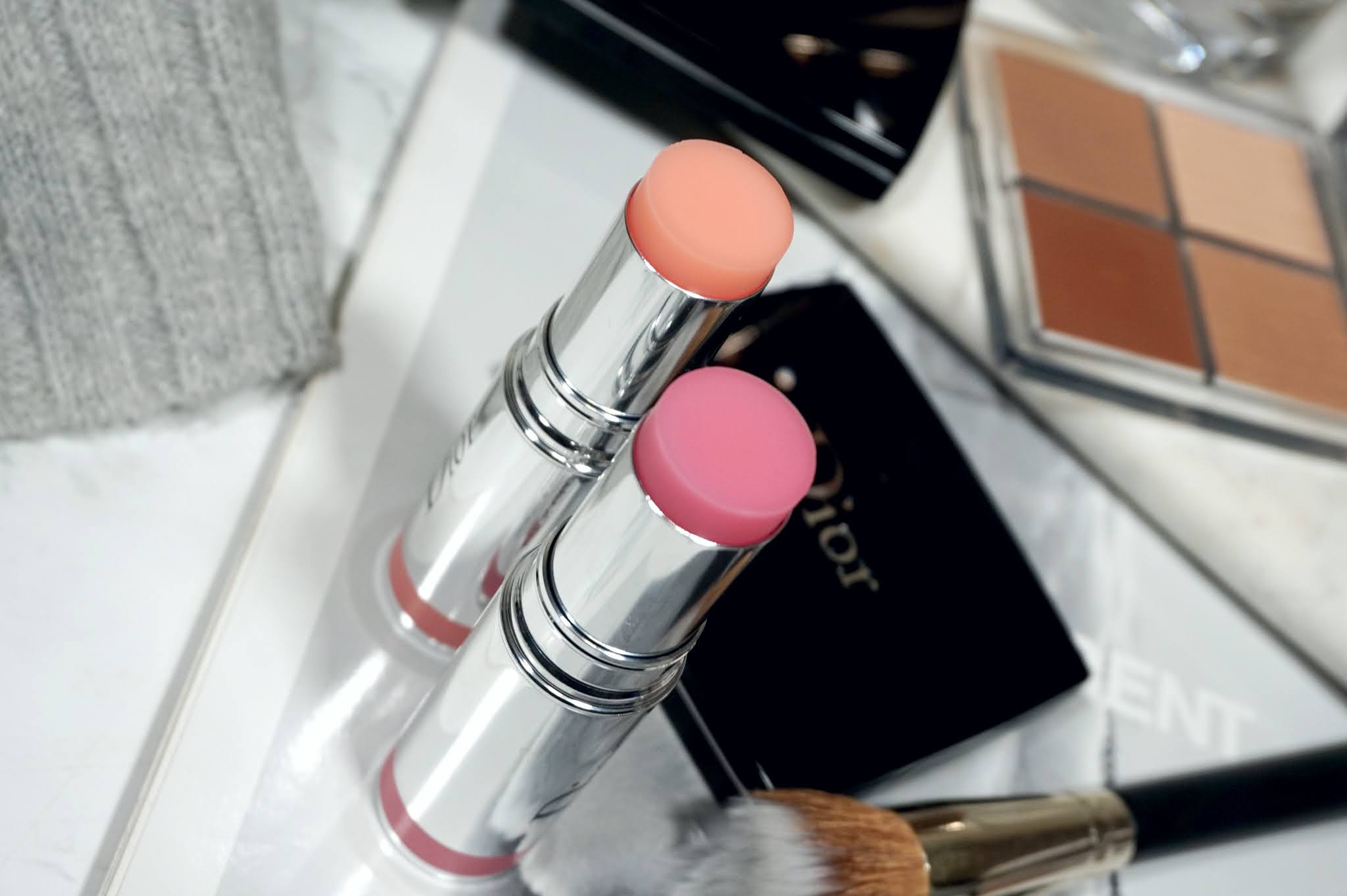 Dior DiorSkin Pure Glow Collection Stick Glow Blush Review and Swatches