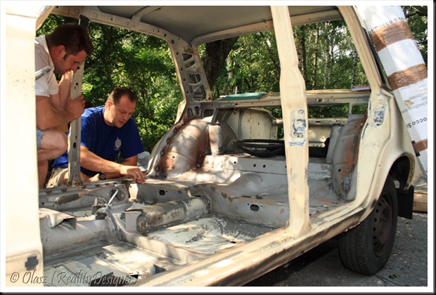 Fiat 125p odbudowa - FSO Rally Team