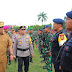Rangka Kesiapan Pemilu 2024 dan Siaga Bencana, TNI Polri Gelar Apel Gabungan. 