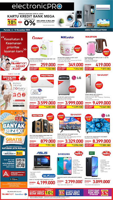 Katalog Promo JSM TRANSMART CARREFOUR 06-10 November 2020