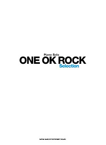 ピアノ・ソロ ONE OK ROCK Selection