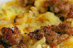 Sausage Hashbrown Breakfast Casserole