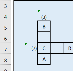 Como HACER un CRUCIGRAMA en excel