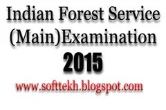 Indian forest service -Main Examination- 2015