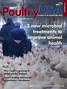 WATT Poultry USA - September 2018 | ISSN 1529-1677 | TRUE PDF | Mensile | Professionisti | Tecnologia | Distribuzione | Animali | Mangimi
WATT Poultry USA is a monthly magazine serving poultry professionals engaged in business ranging from the start of Production through Poultry Processing.
WATT Poultry USA brings you every month the latest news on poultry production, processing and marketing. Regular features include First News containing the latest news briefs in the industry, Publisher's Say commenting on today's business and communication, By the numbers reporting the current Economic Outlook, Poultry Prospective with the Economic Analysis and Product Review of the hottest products on the market.