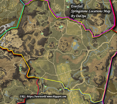 Everfall springstone locations map