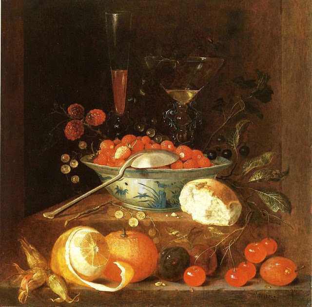 Jan Davidszoon de Heem (1630-1680) Nature morte avec deux Verres façon Venise Collection privée