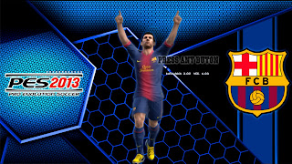 barcelona start screen pes 2013