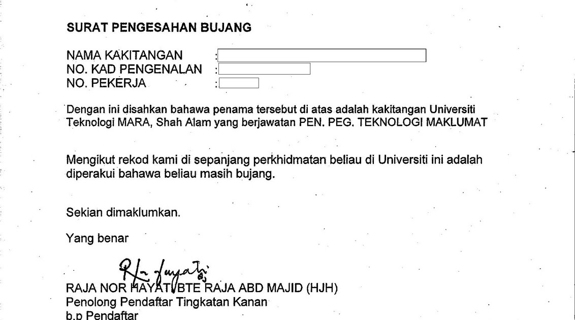 Surat Rasmi Dari Hospital - Rasmi U