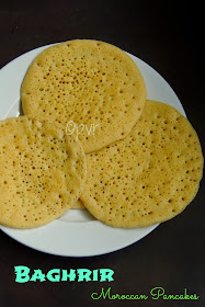 Baghrir, Moroccan Pancakes, Moroccan Thousand Holes Pancakes