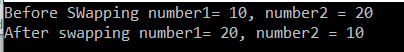 Swapping Program in C# with Examples