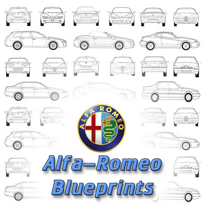 Blueprints - Alfa Romeo