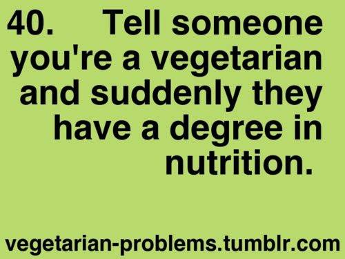 Why Are People Scared of Vegetarians/Vegans?