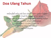 Terpopuler 34+ Doa Ulang Tahun