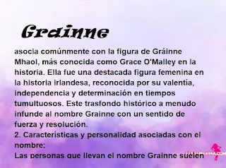 significado del nombre Grainne