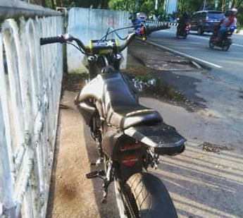 Modif Yamaha Jupiter MX jadi Motor Trail