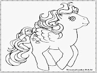 mewarnai gambar my little pony