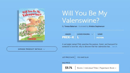 Great book for Valentines Day- Valenswine- Teacher to the Core