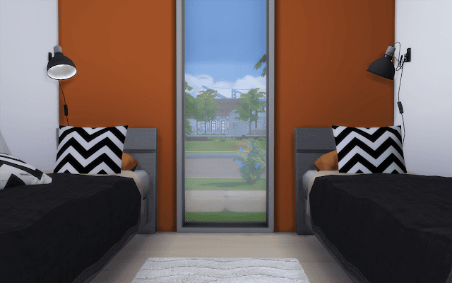 maison 2 chambres sims 4