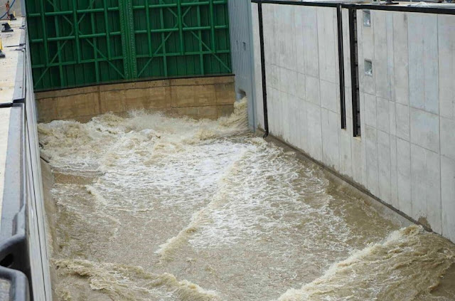 17 июля шлюз был заполнен водой