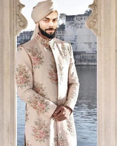 New Sherwani Designs - Wedding Sherwani Collection - Boys Sherwani Punjabi Designs - Wedding Sherwani Hire - biyer sherwani pic - NeotericIT.com