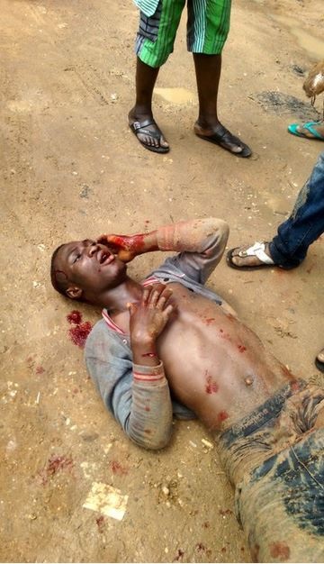 Terrible!!! 2 Robbers Stripped N*ked and Brutally Beaten after a Failed Operation (Graphic Photos)