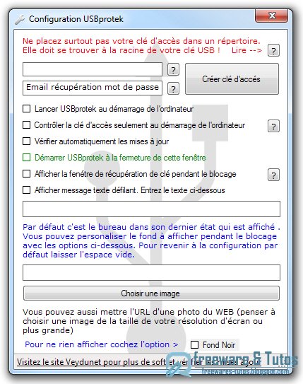 USBprotek : un logiciel pour protéger l’accès au bureau de votre ordinateur