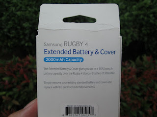 Baterai Hape Outdoor Samsung Rugby 4 Extended Battery Plus Cover 2000mAh Original