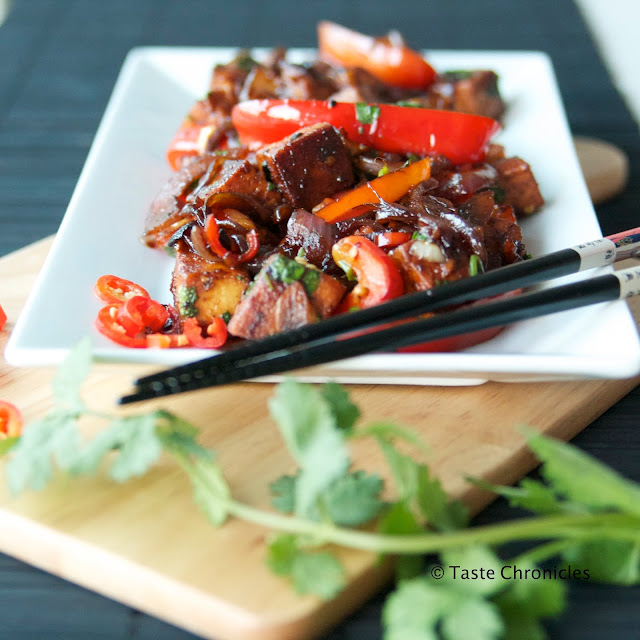 Quick and Easy Indo Chinese Chili Paneer