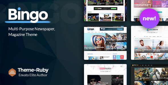 Bingo - Multi-Purpose Newspaper & Magazine Theme Nulled Free Download