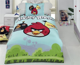  Angry Birds AB-04 Ranforce Tek Kişilik Nevresim Takımı