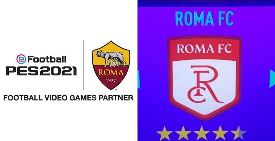 As Rom Pes 2021 Deal Angekundigt Roma Fc Fifa 21 Logo Nur Fussball