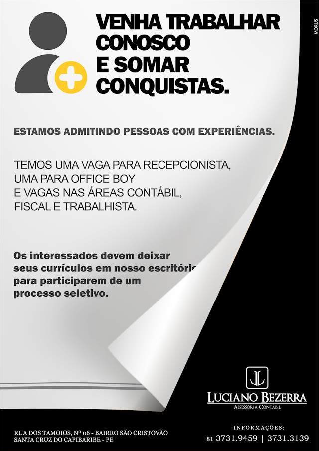 Oportunidade de emprego