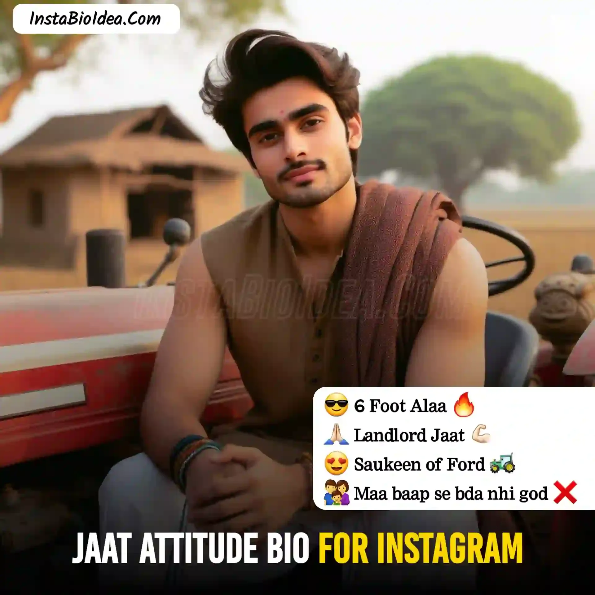 jaat attitude bio for instagram image