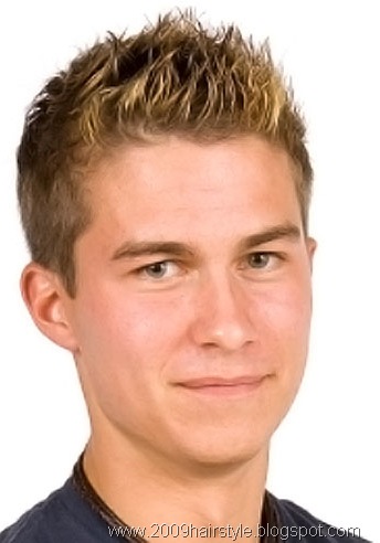 Cute boy's short hairstyle 2008. Pictures of Hot & Cool Men's Haircuts