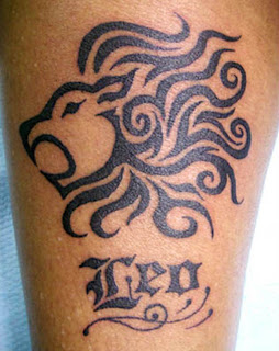 Zodiak Tattoos Gallery - Leo Tattoo