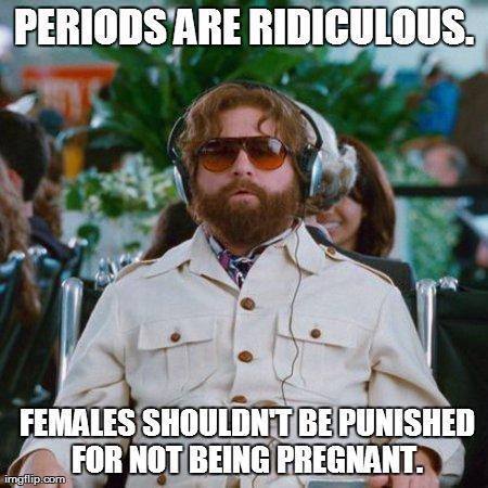 Female Periods Pregnant Image
