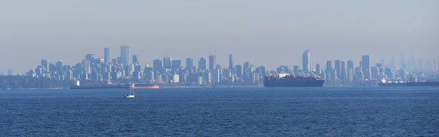 Vancouver BC Canada skyline.
