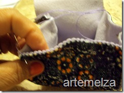 artemelza - bolsa de feltro duplo-8