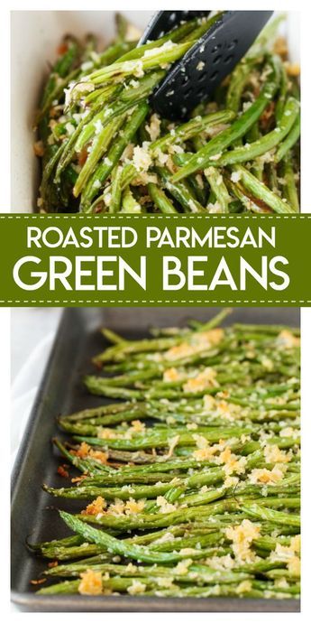 Roasted Parmesan Green Beans - Made To Be A Momma