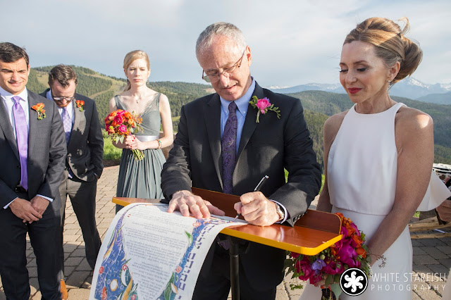 Vail Wedding Deck Ceremony