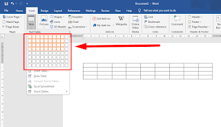 3 Cara Membuat Tabel di Microsoft Word